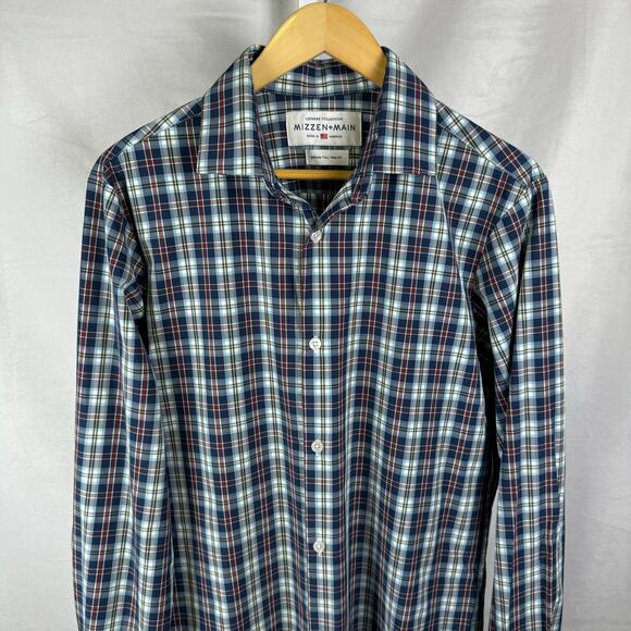 Mizzen + Main Leeward Collection Long Sleeve Button Up Shirt Men's Mediu… - Picture 1 of 7